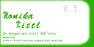 monika kittl business card